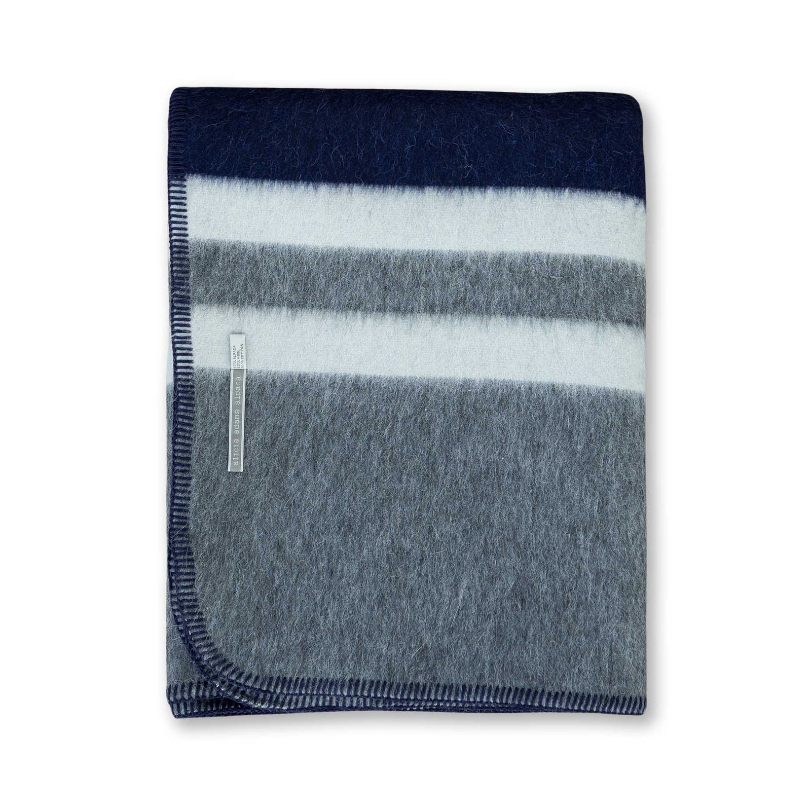 Field Blanket - Navy/Dark Grey/Ivory