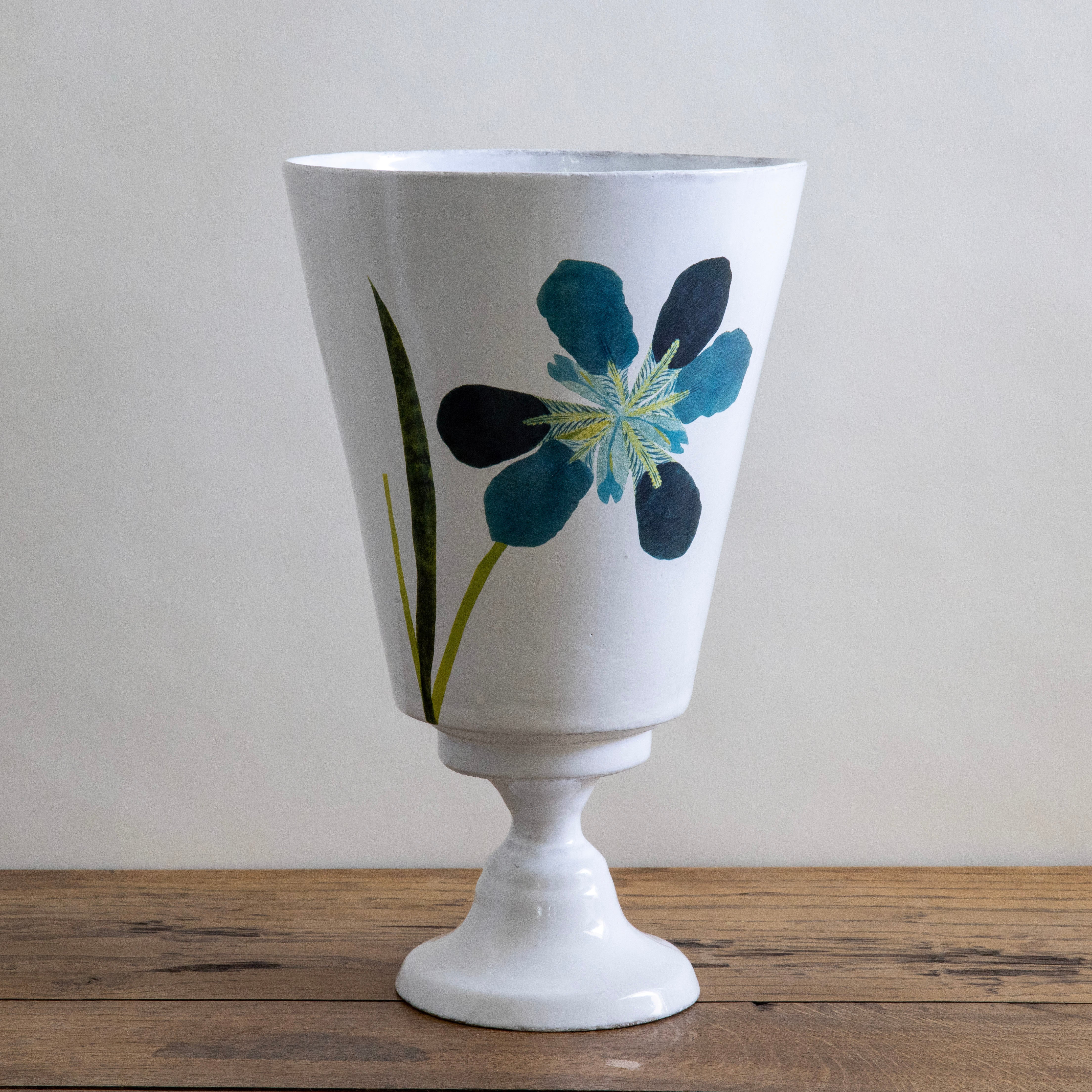 Astier de Villatte <br> Blue Iris Vase