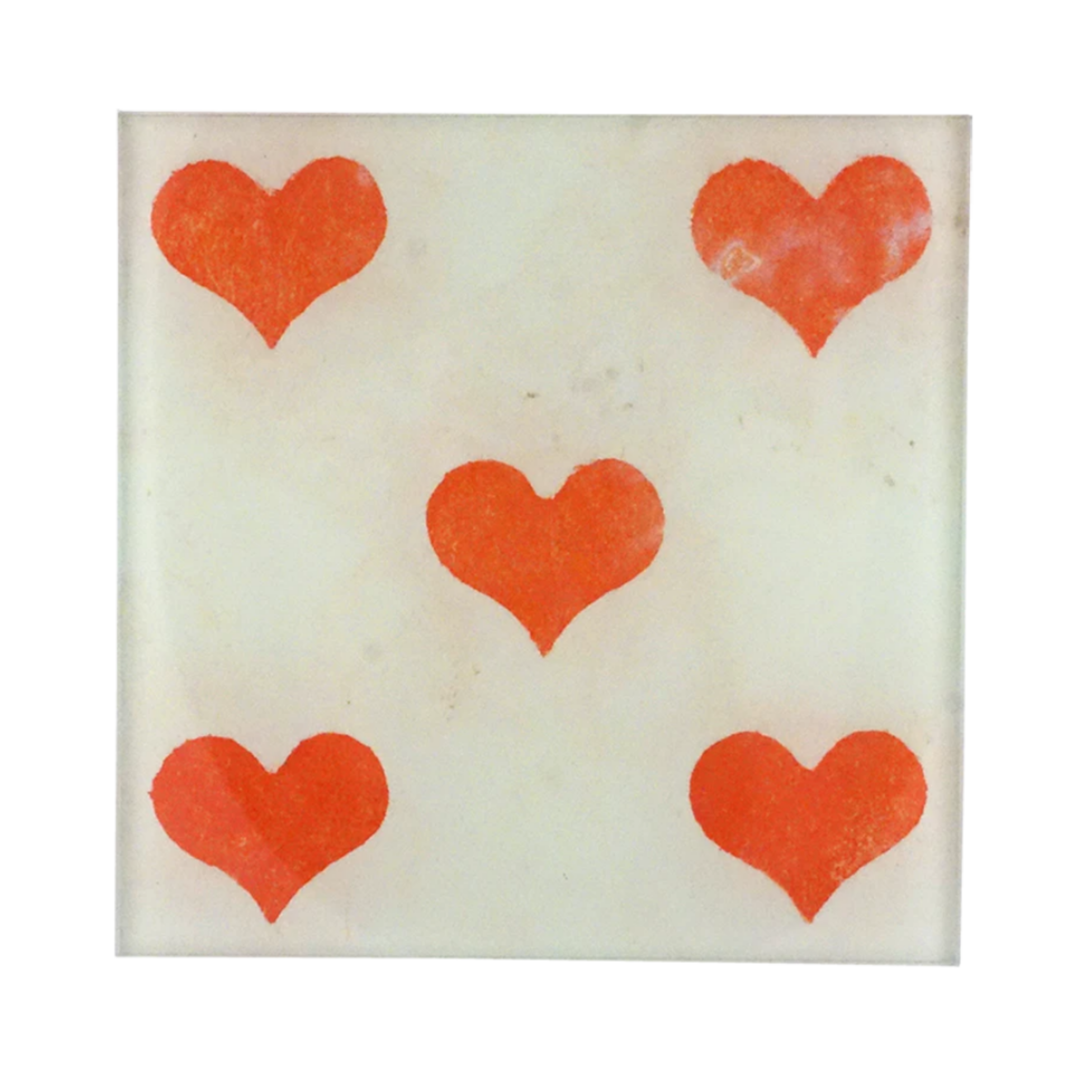 John Derian <br> 5 of Hearts Spoon Rest