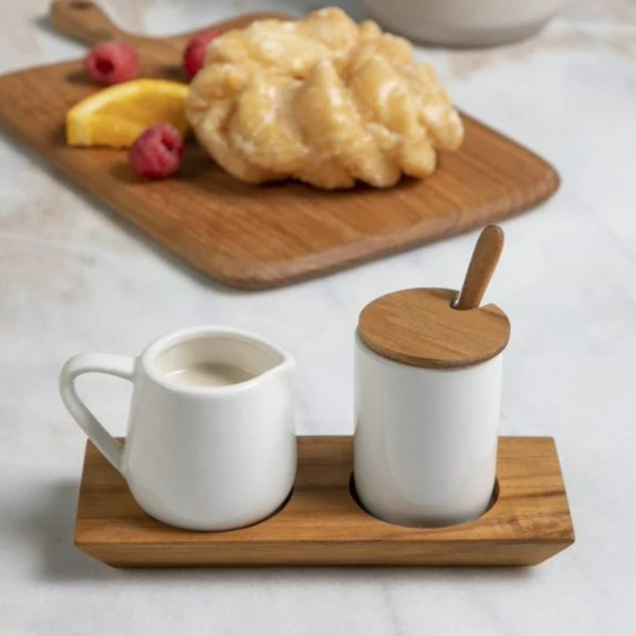 Amelia Cream and Sugar Set