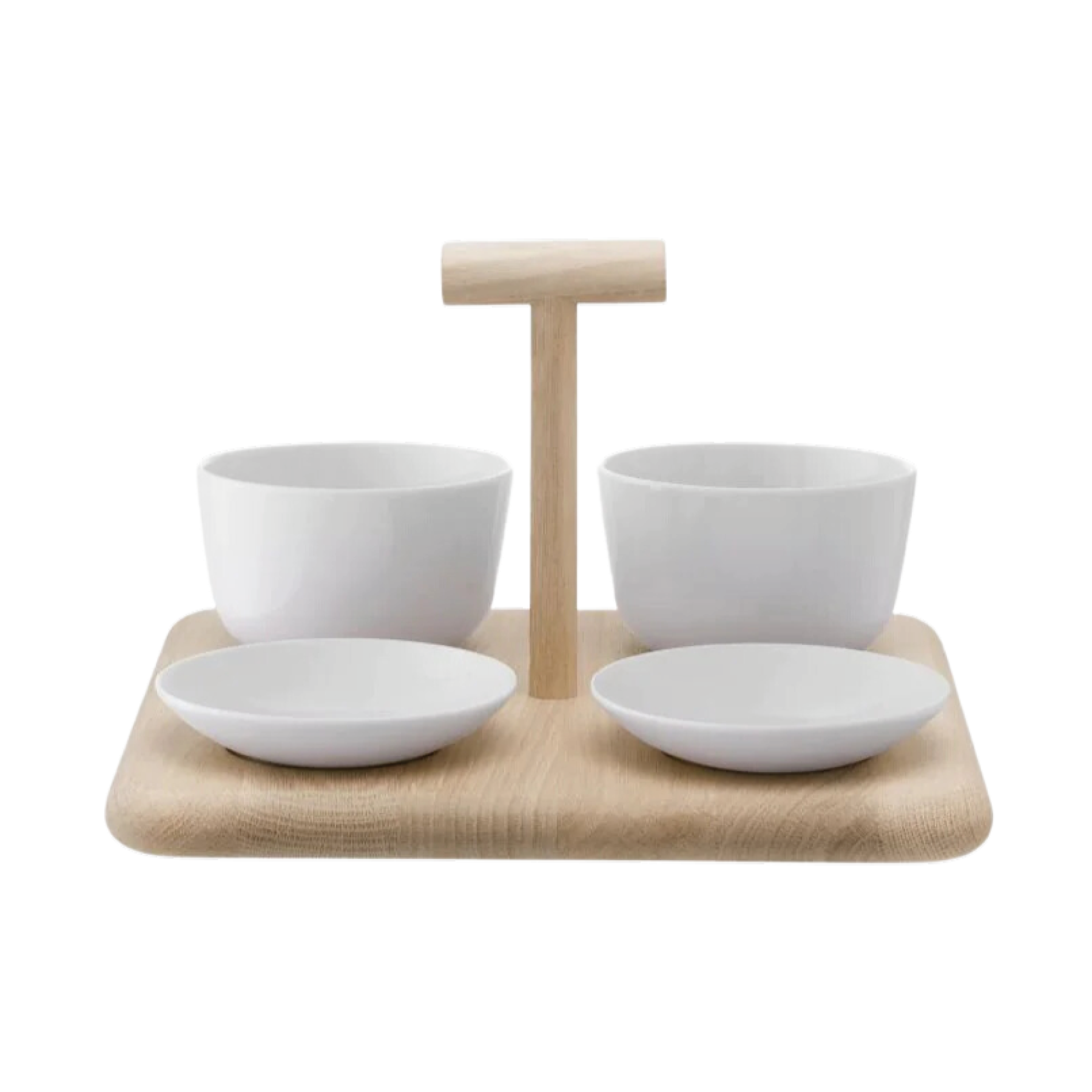Dine Quad Set & Oak Base