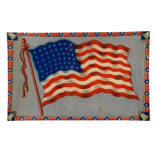 John Derian <br> Felt Flag Grey Rectangular Tray