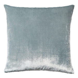 Ombre Velvet Pillow in Robbins Egg