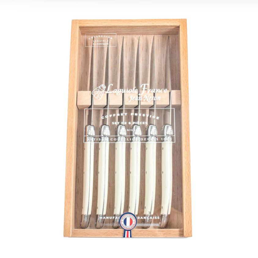 Laguiole <br> 6-Piece Knife Set in Wood Box
