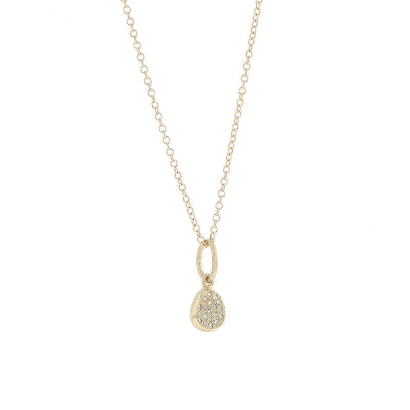 Lisa Ziff <br> Petal Pave Pendant Necklace