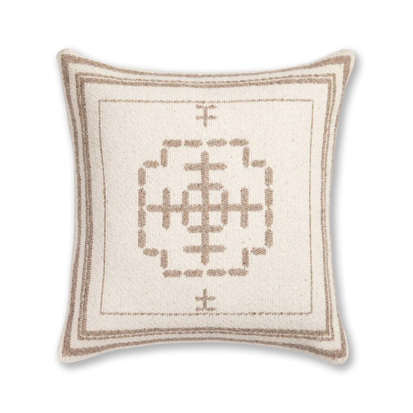 Mazing Alpaca Pillow in Taupe
