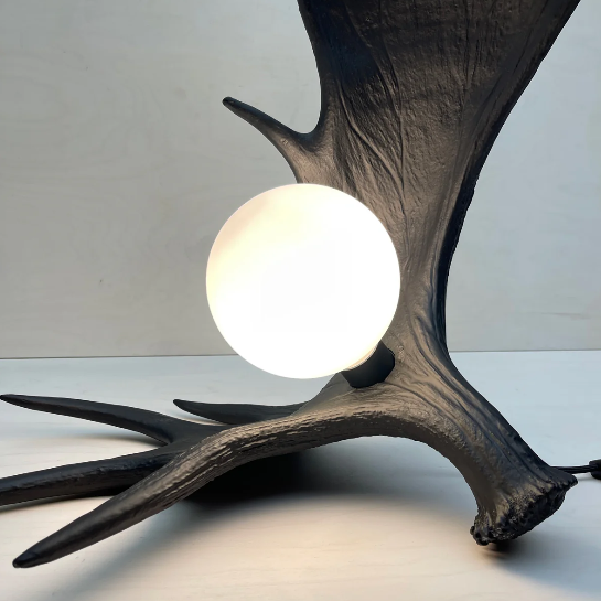 Moose Antler Lamp