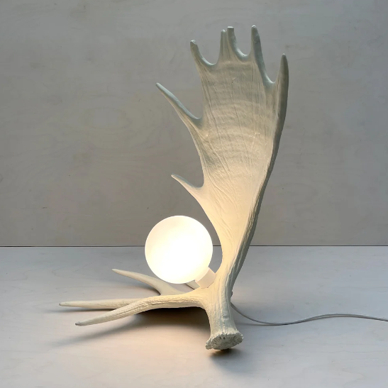 Moose Antler Lamp