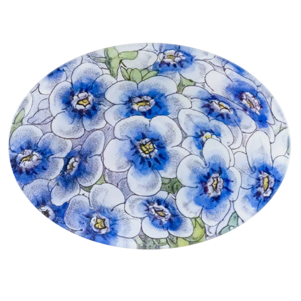 John Derian <br> Myosotidium Oval Plate 5" x 7"