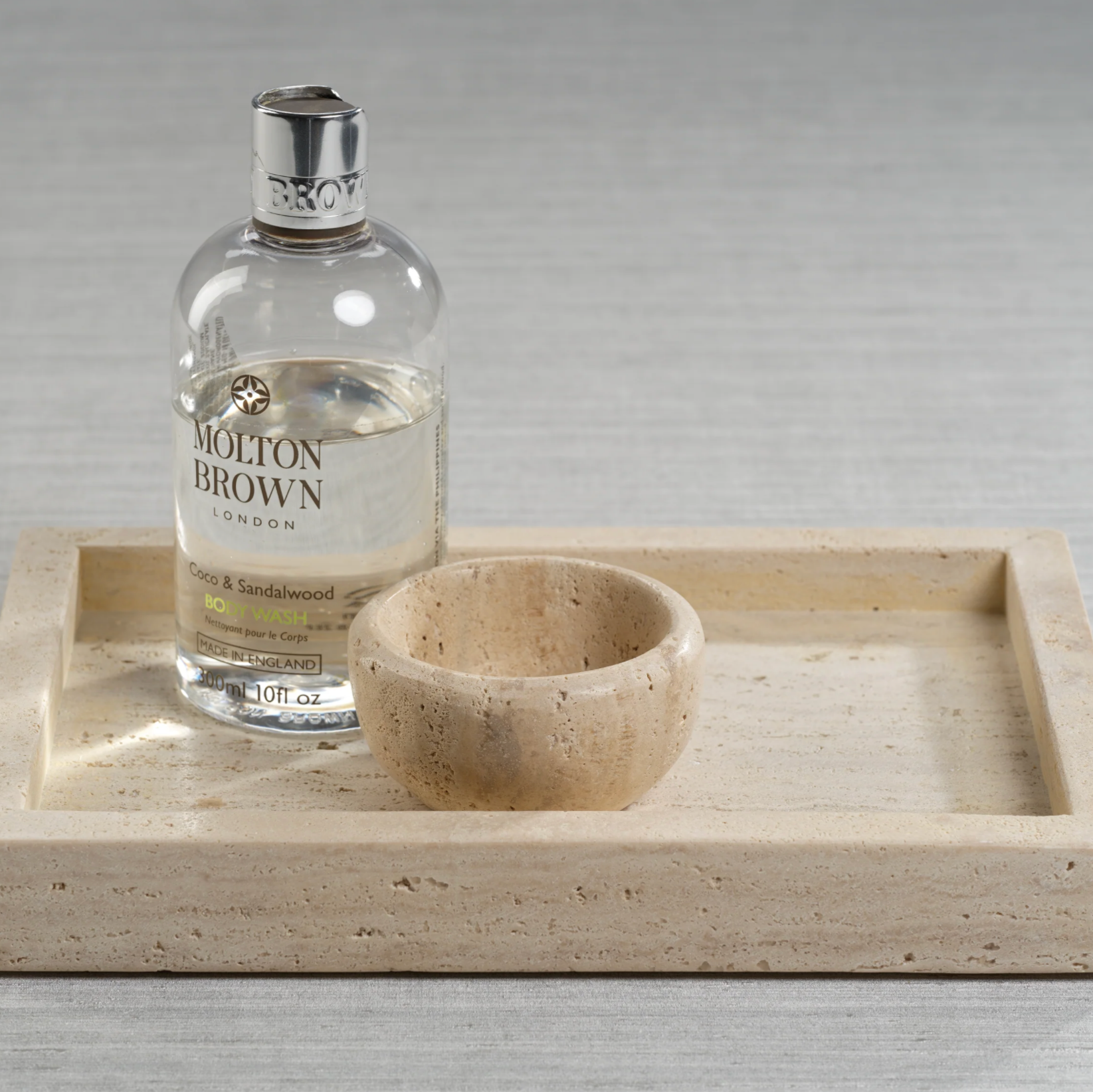 Travertine Marble Accessory Tray