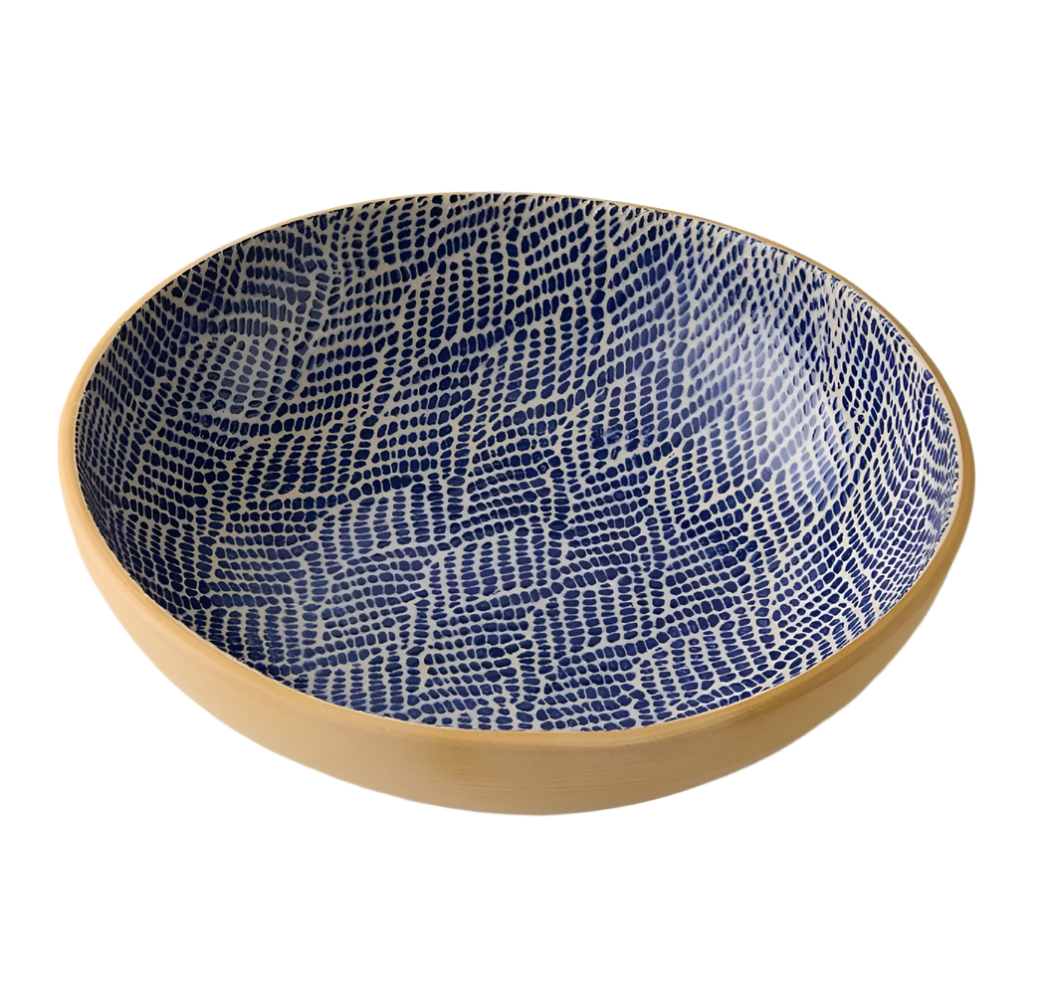 Terrafirma <br> 12" Bowl - Braid Cobalt