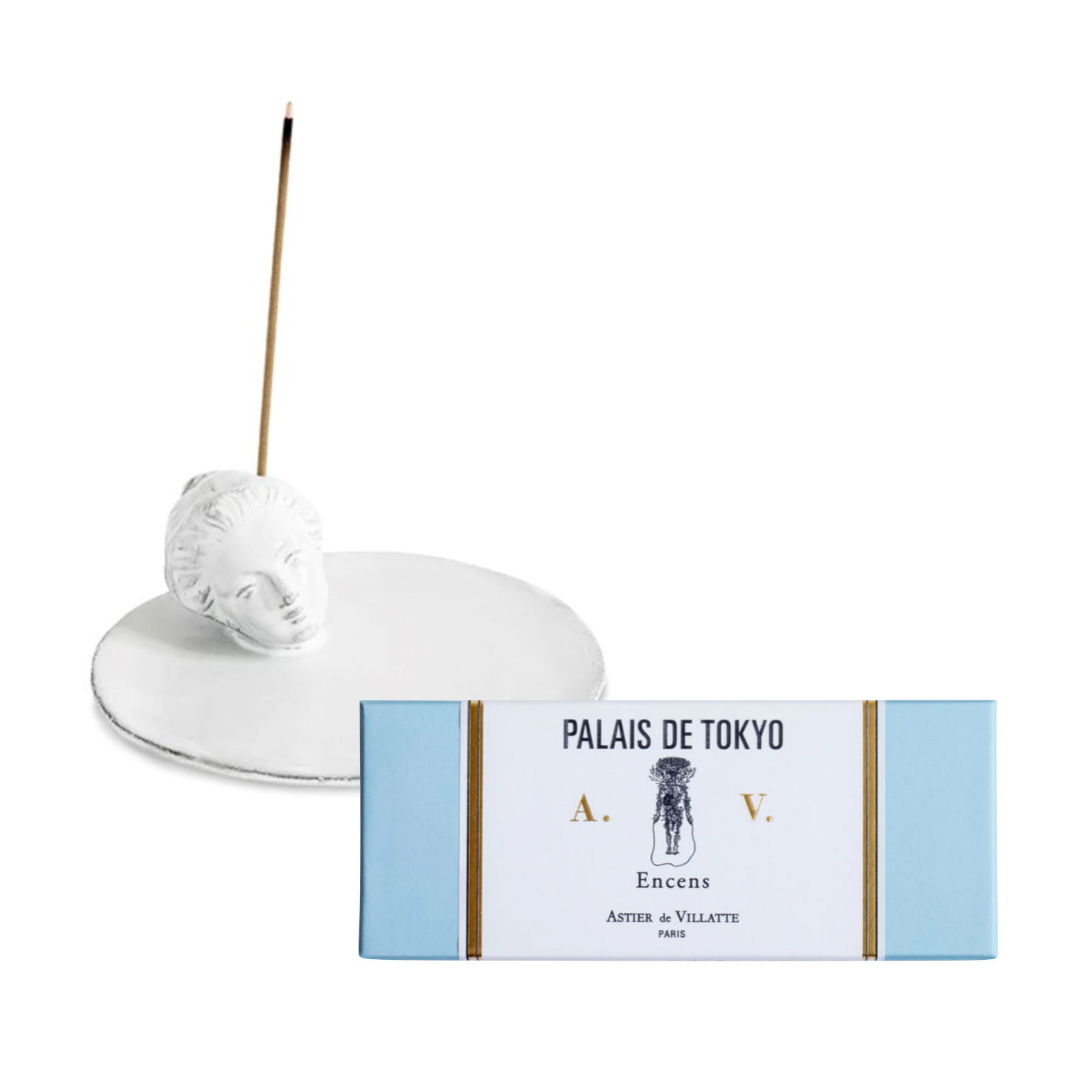 Astier de Villatte <br> Palais de Tokyo Incense and Incense Holder Gift Set