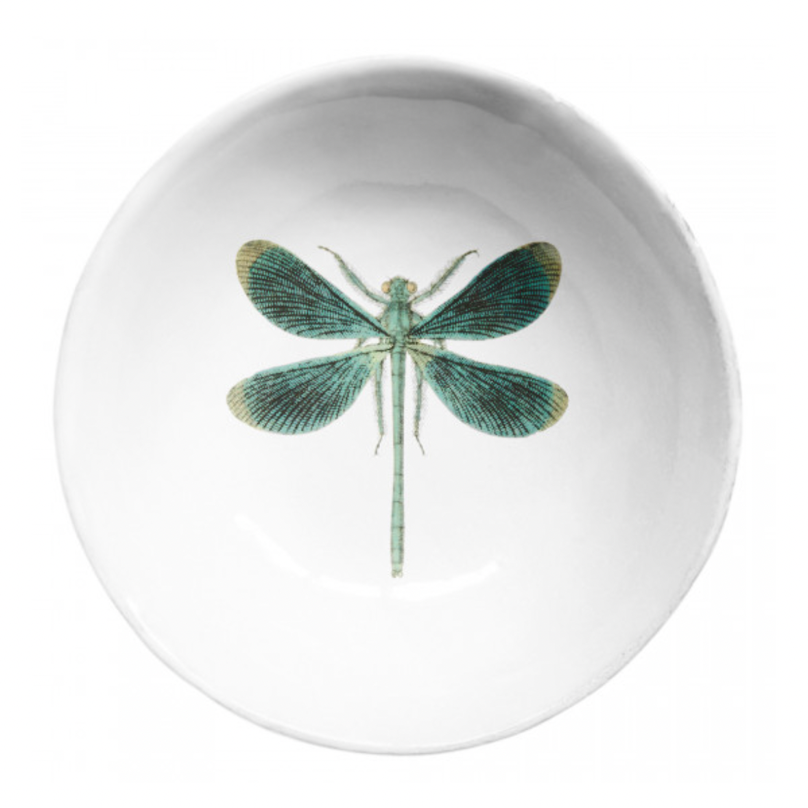 Astier de Villatte Small Dragonfly Soup Plate