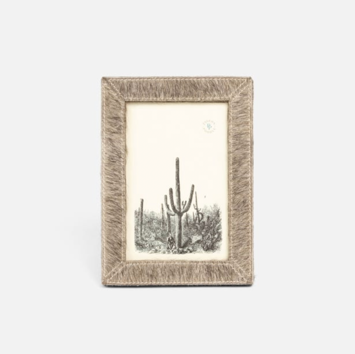 Verwood Gray Hair-on-Hide Picture Frame