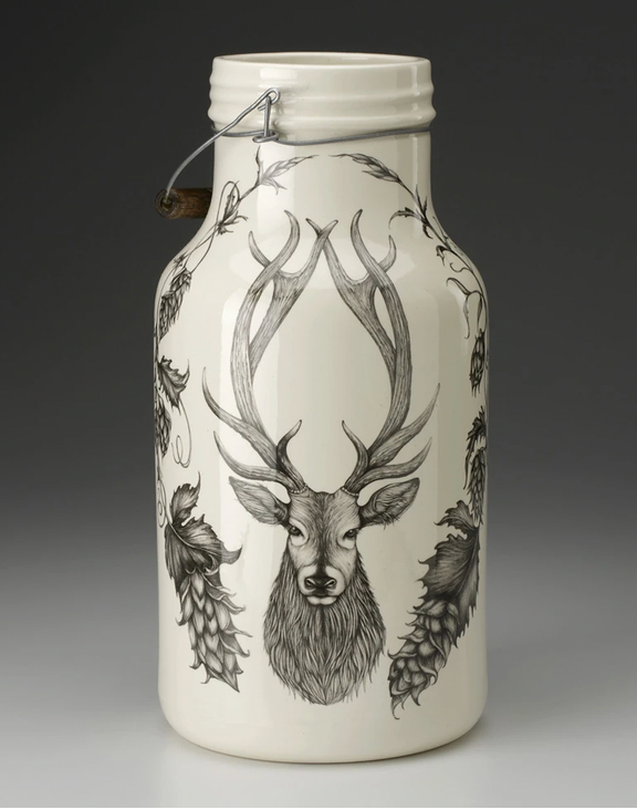 Jug with Handle Red Stag