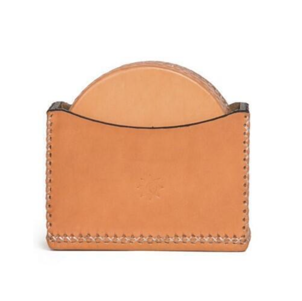 Leather Round Coasters