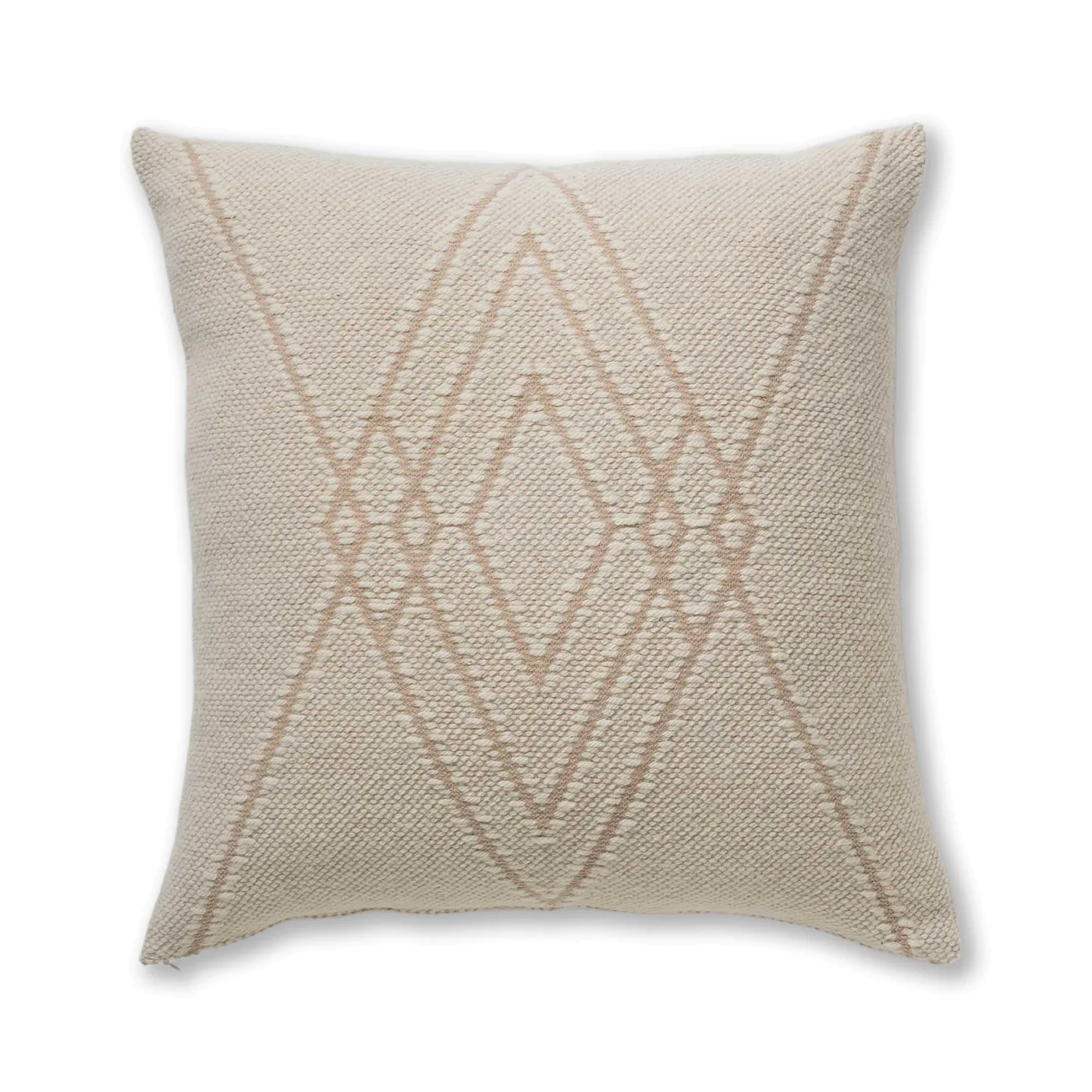 Mystic Square Alpaca Pillow in Ivory