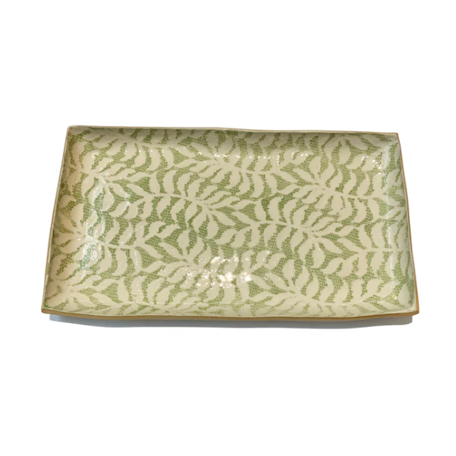 Terrafirma <br> Large Rectangular Tray - Laurel Citrus