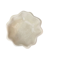 Gourd Dip bowl, Ivory