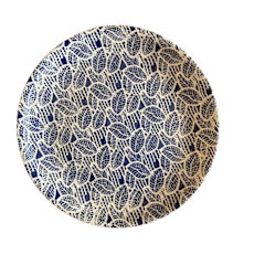 Statement Platter, Topiary Cobalt