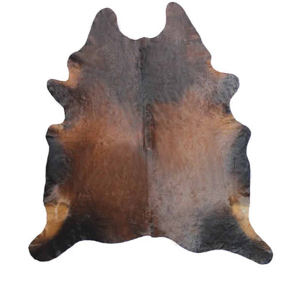One-of-a-Kind Cowhide Black Brown