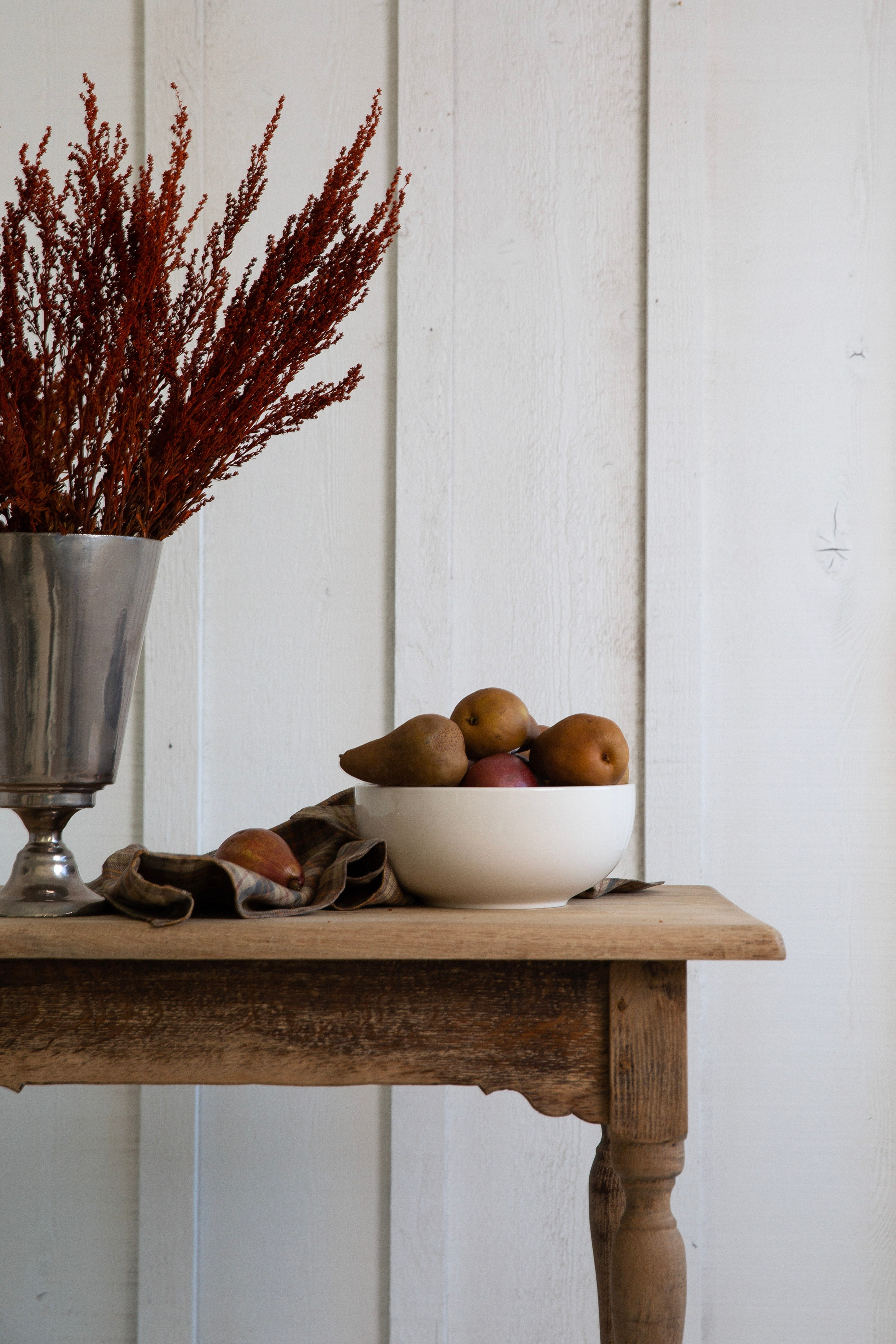 Astier de Villatte <br>Simple Vase Large (Platinium Exterior)