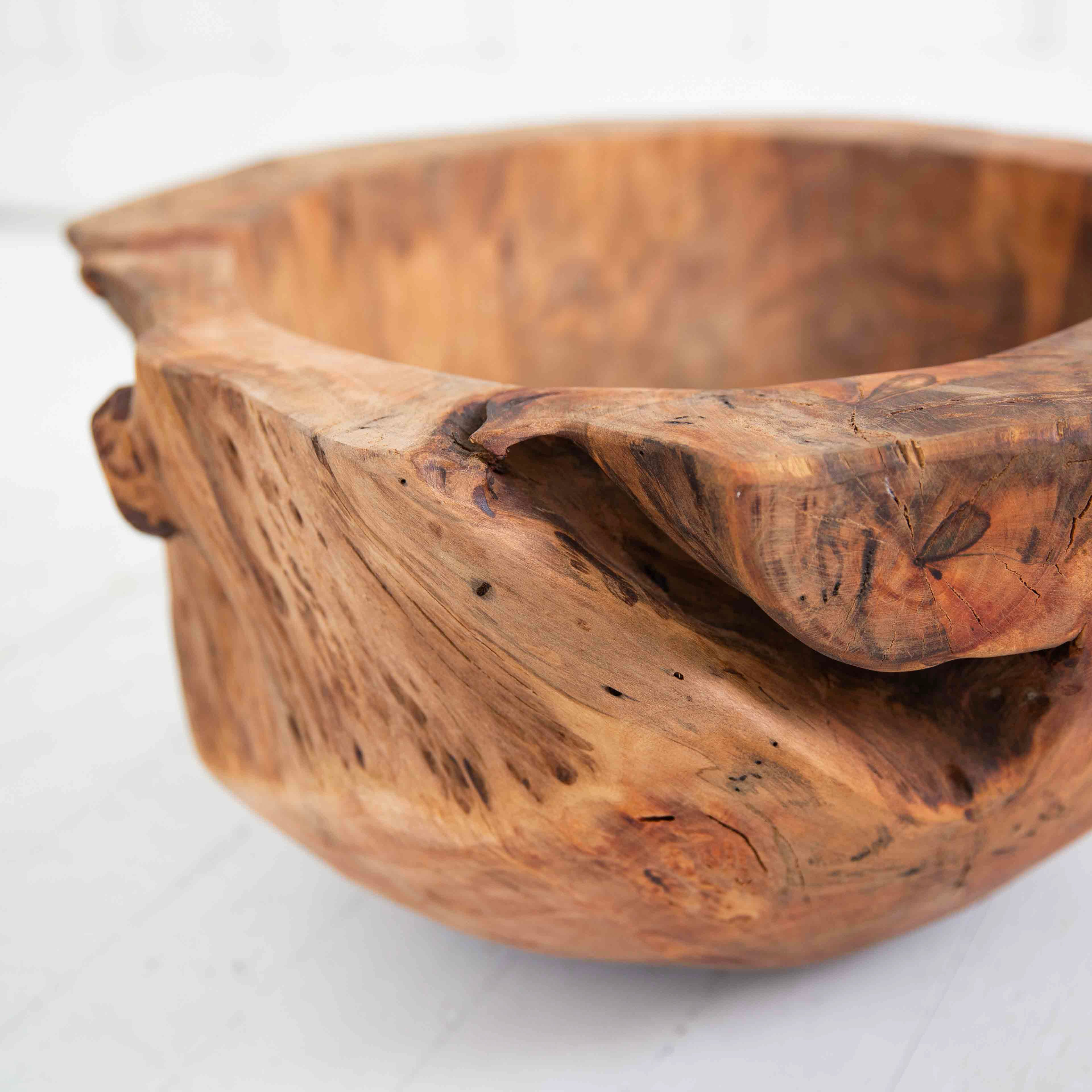 Handmade Teak Bowl from Mexico