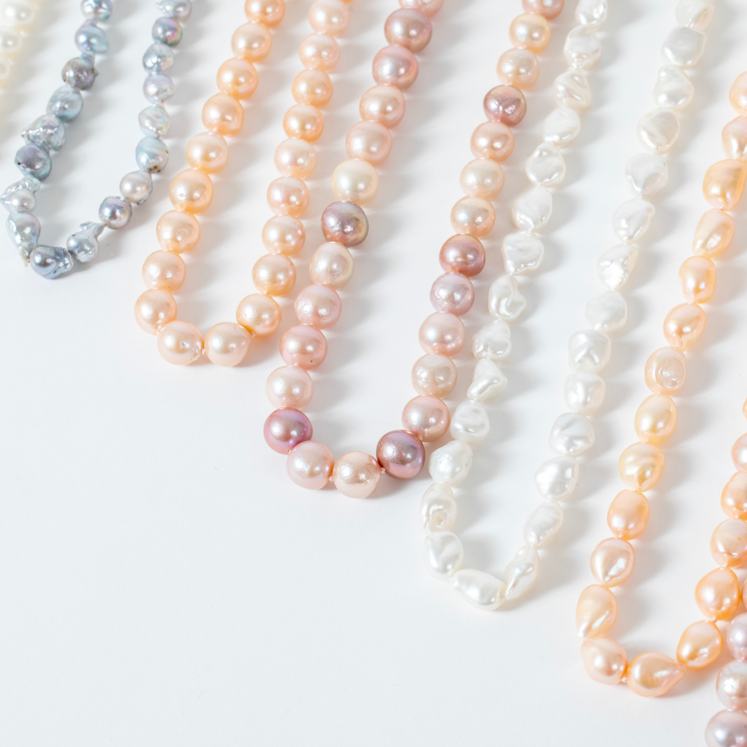 Jill Blake<br> White Freshwater Pearls