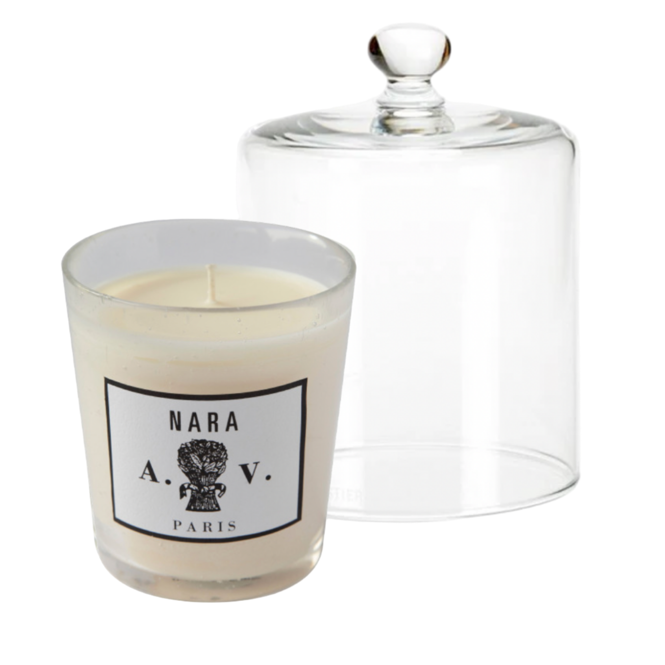 Astier de Villatte <br> Nara Candle and Glass Bell Gift Set