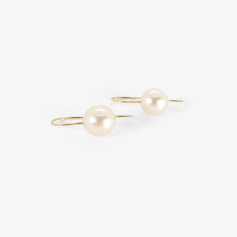 Rosanne Pugliese <br> 18K Yellow Gold & South Sea Pearl Earrings