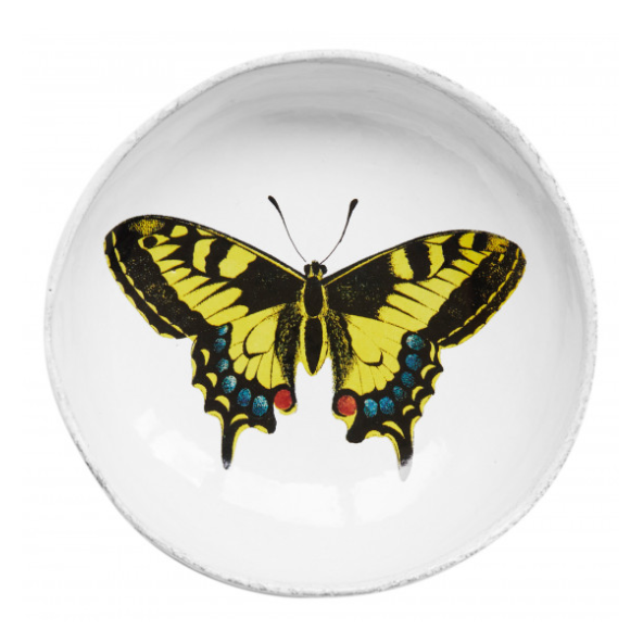 Astier de Villatte <br> Small Yellow Butterfly Dish