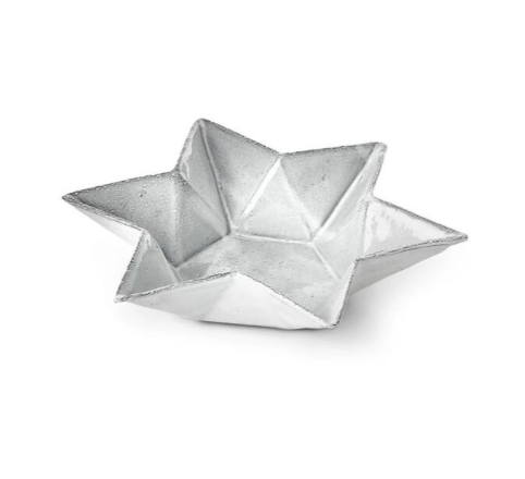 Astier de Villatte <br> Etoile Soup Plate - Platinum Interior