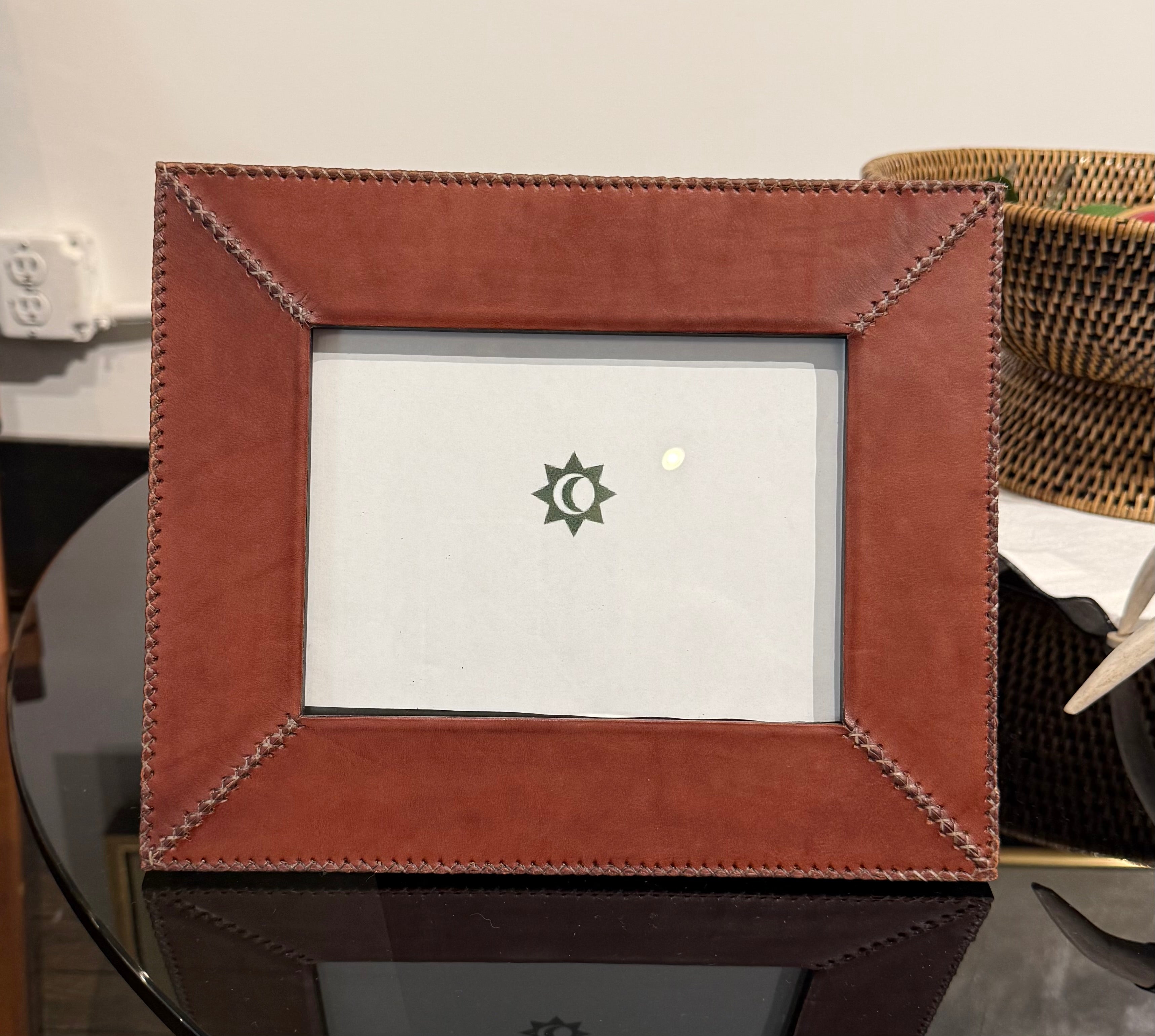 Horizontal Leather Picture Frame