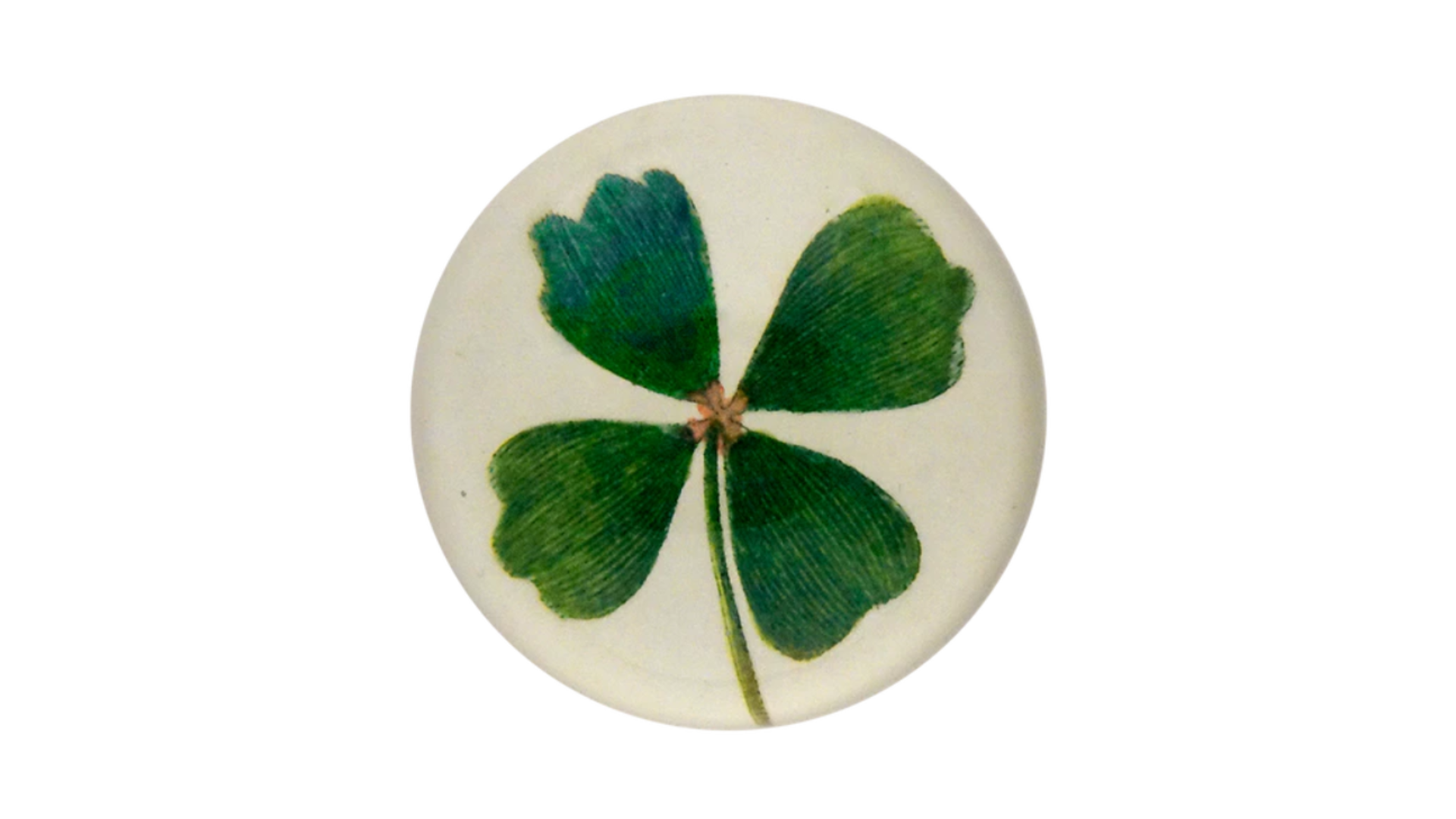 John Derian<br>Clover Paperweight