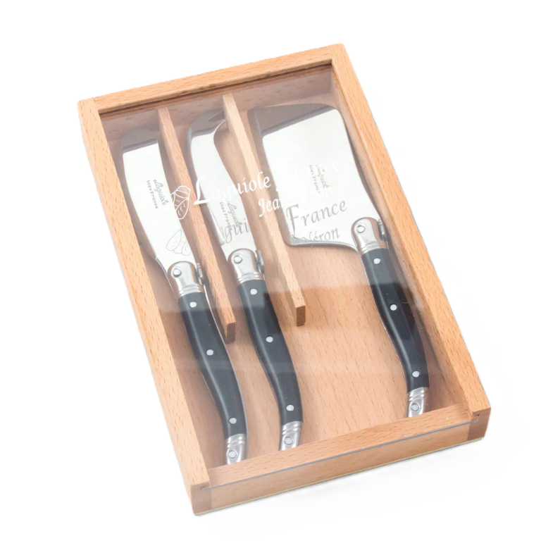 Laguiole <br> 3-Piece Mini Cheese Utensil Set