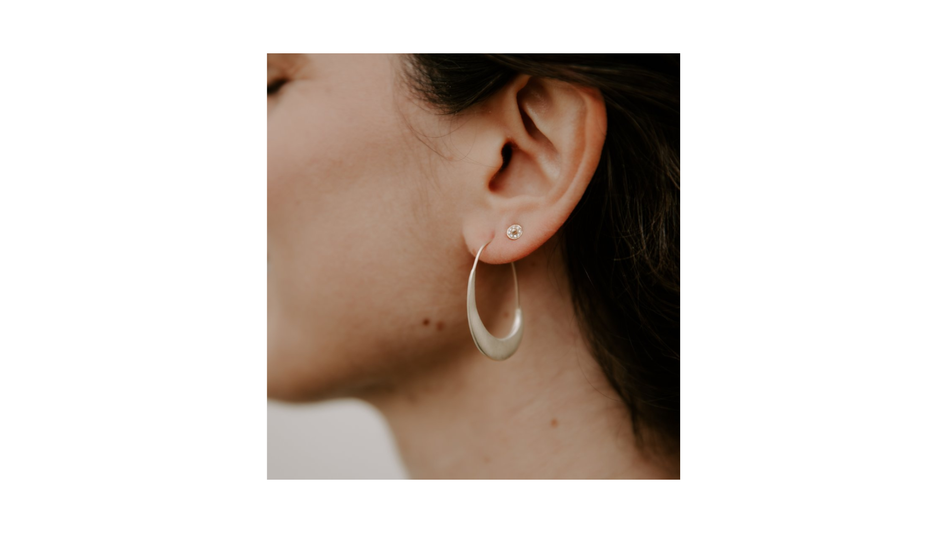 Lisa Ziff<br>Crescent Earrings