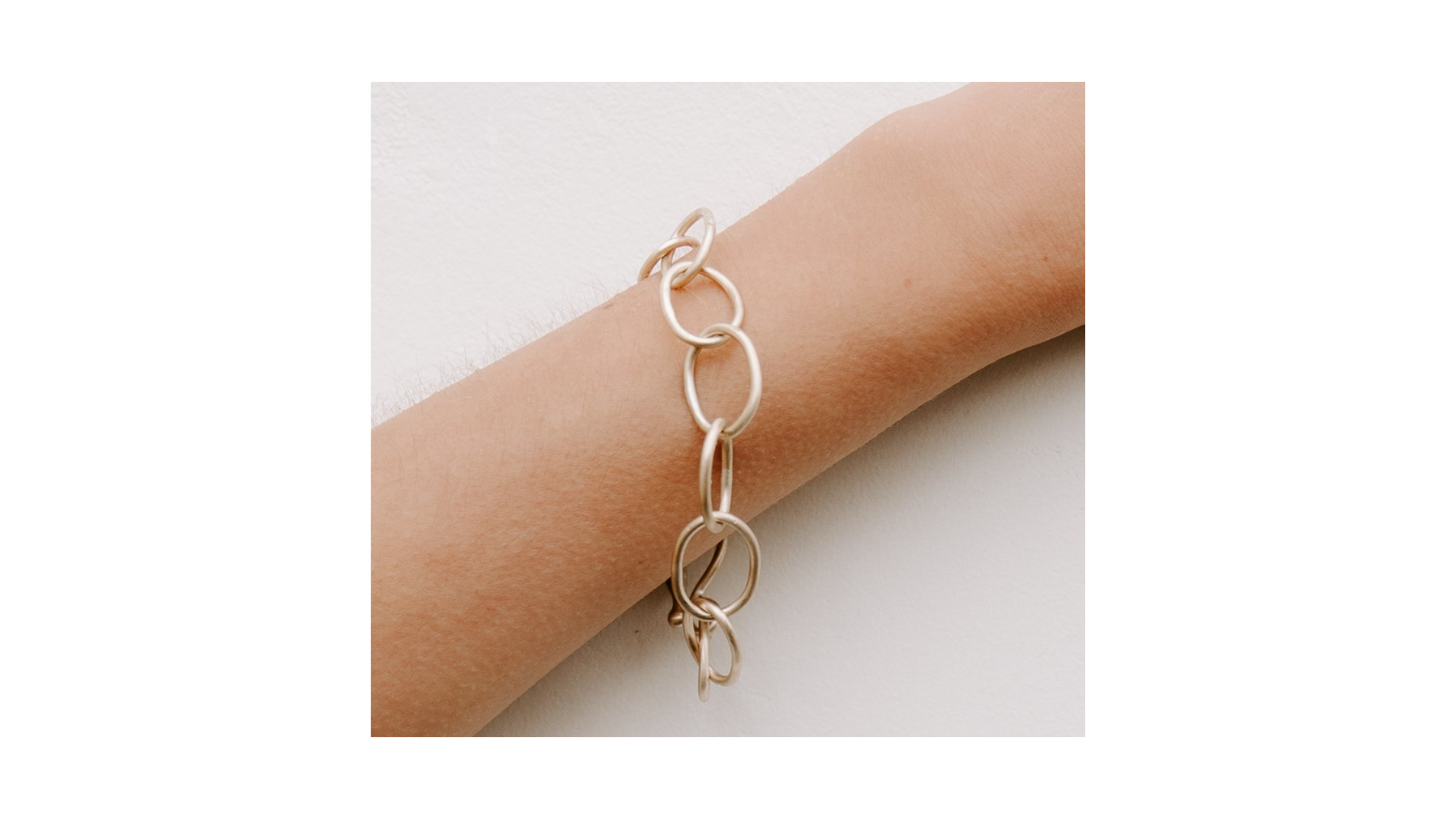 Lisa Ziff<br>Heavy Oval Link Bracelet