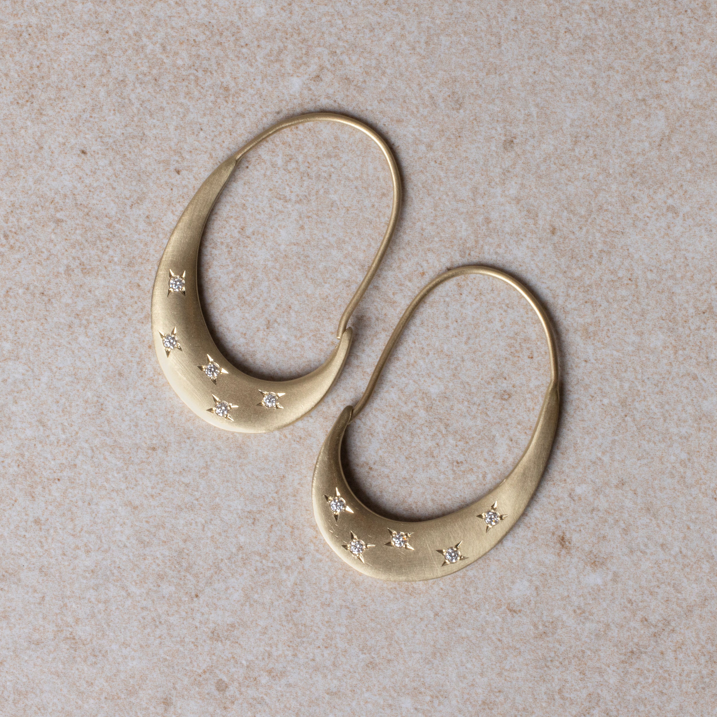 Lisa Ziff<br>Crescent Earrings