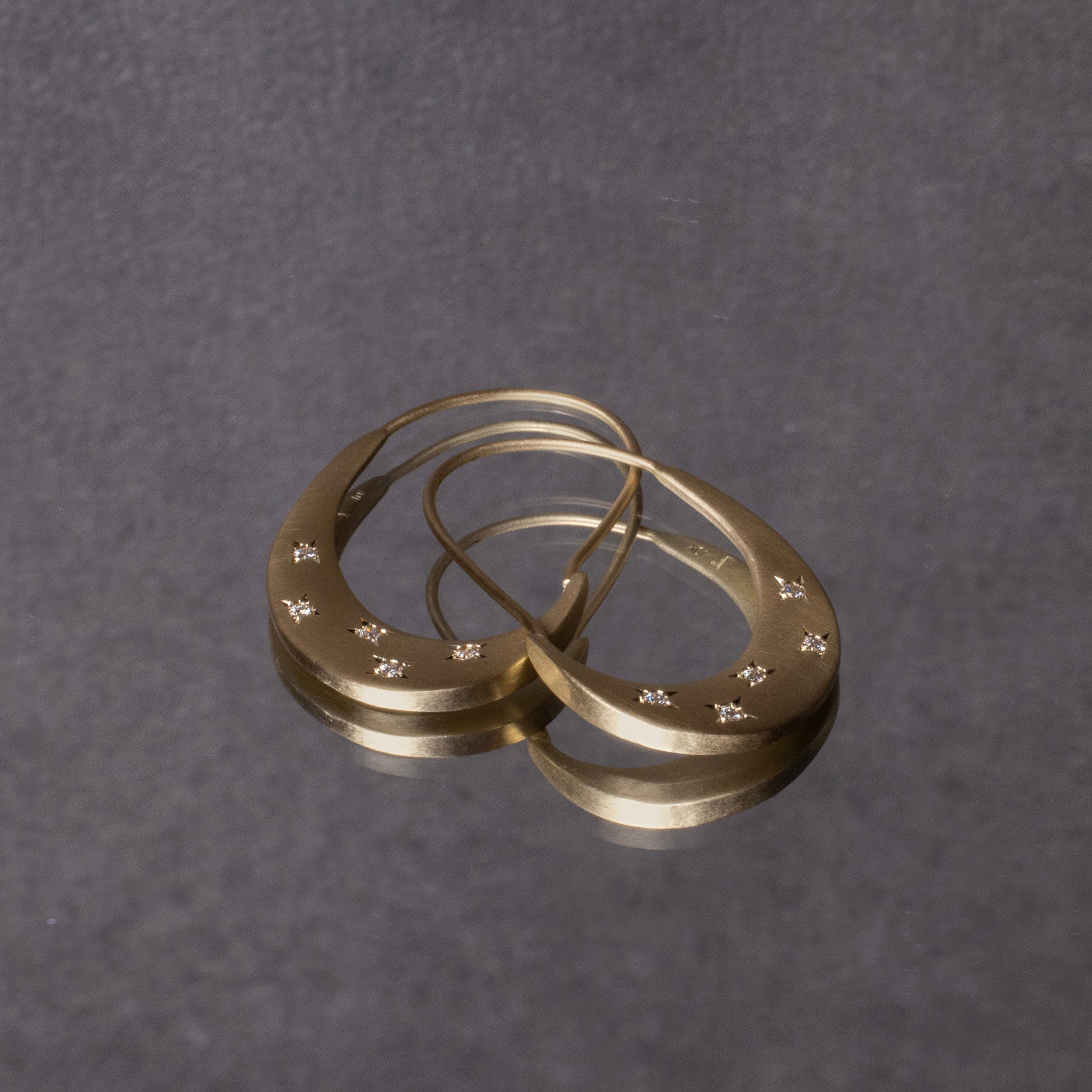 Lisa Ziff<br>Crescent Earrings