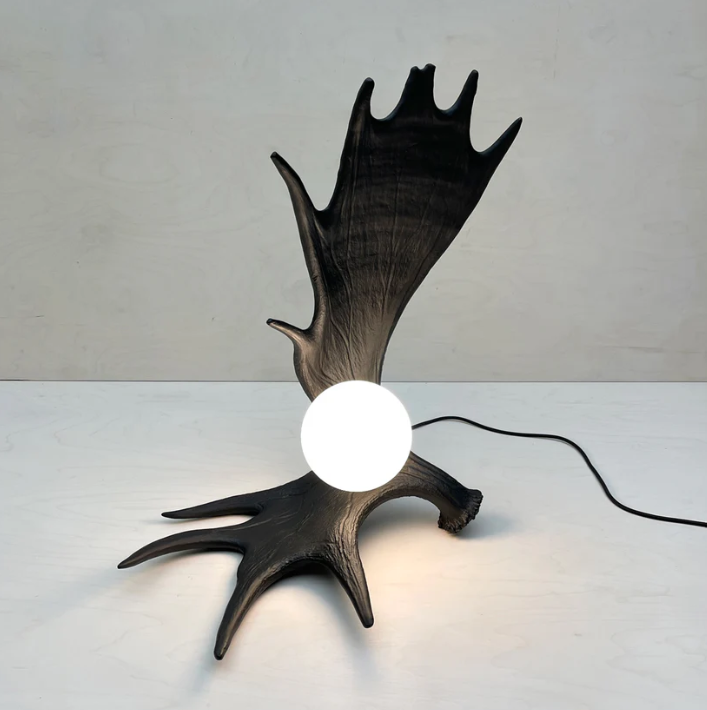 Moose Antler Lamp