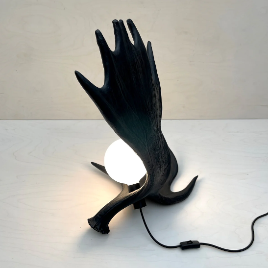 Moose Antler Lamp