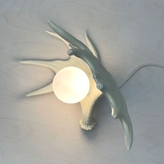 Moose Antler Lamp