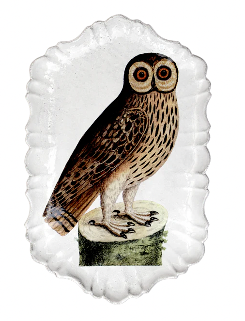 Astier de Villatte <br> Owl Platter