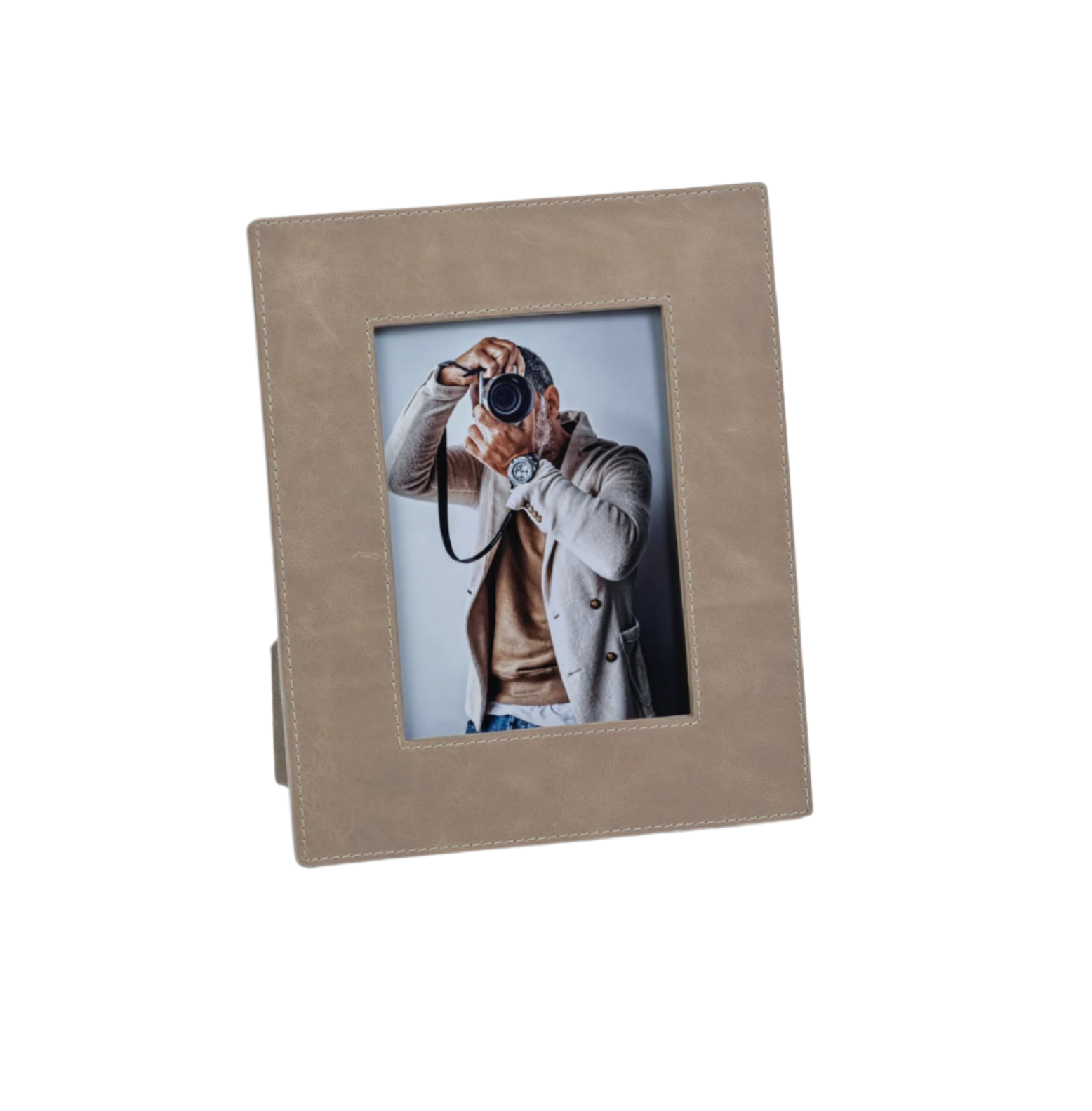 Mink Leather Picture Frame