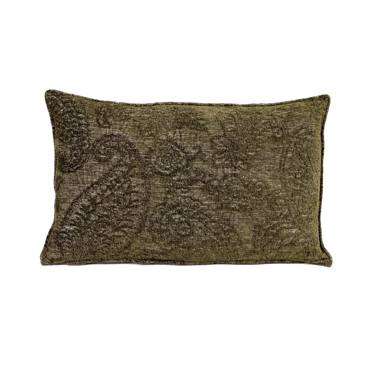 Savery Pillow - Olive 23" x 23"