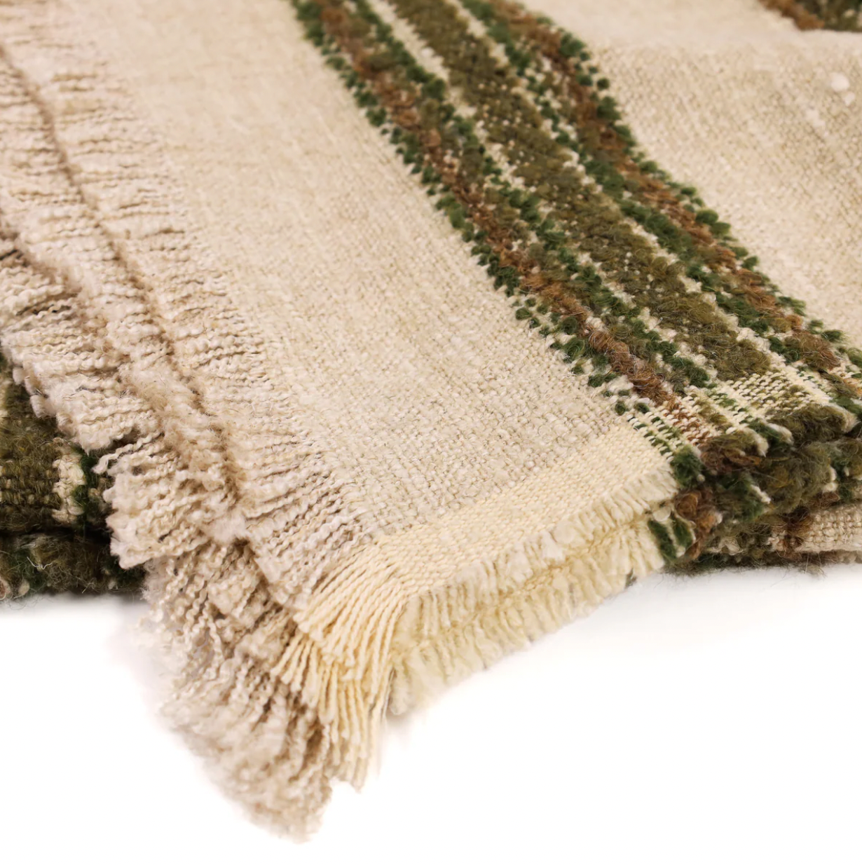 Becker Throw - Natural & Olive