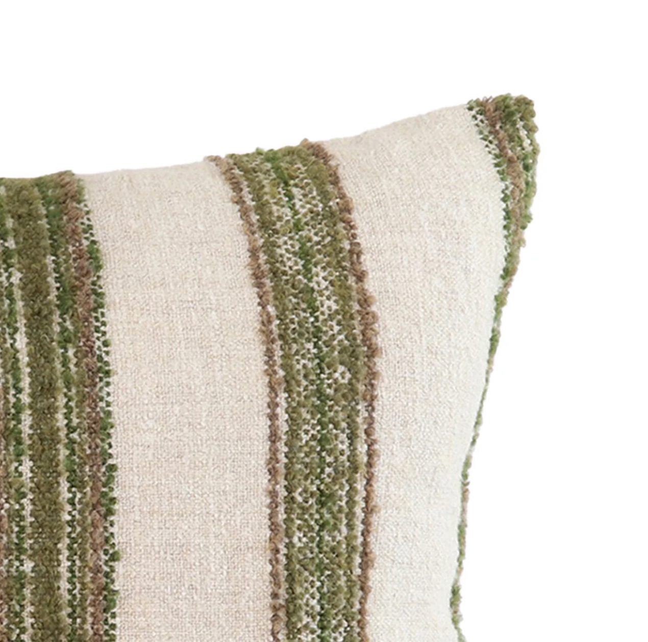Becker Pillow - Natural & Olive