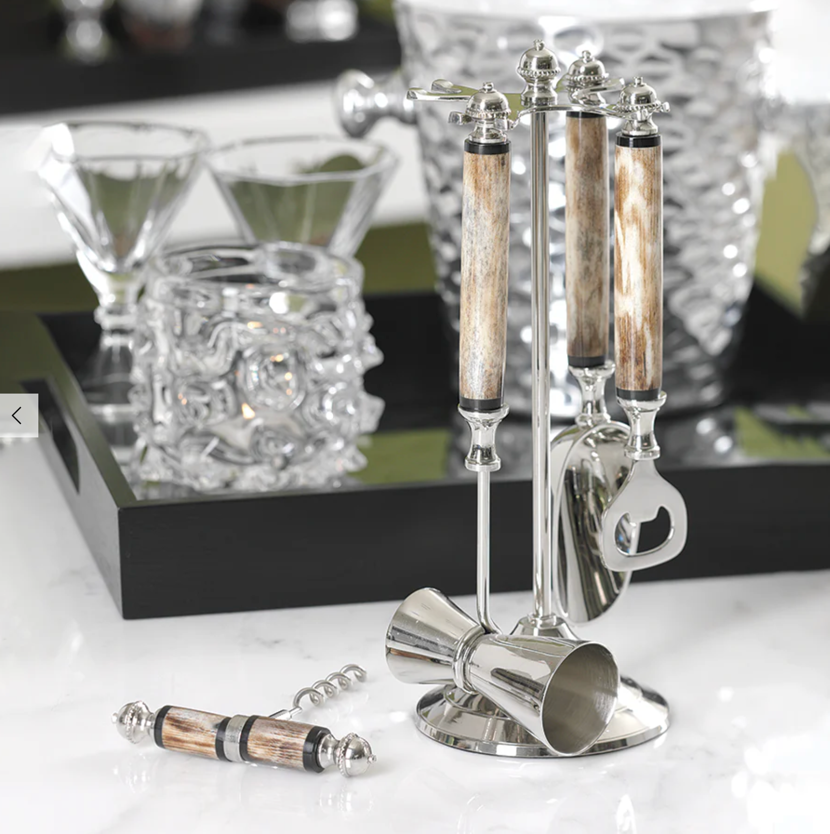 Bone Handle Bar Tool Set