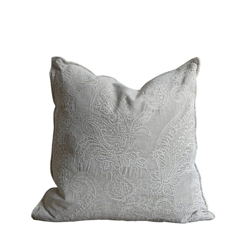 Savery Pillow - Chalk 23" x 23"