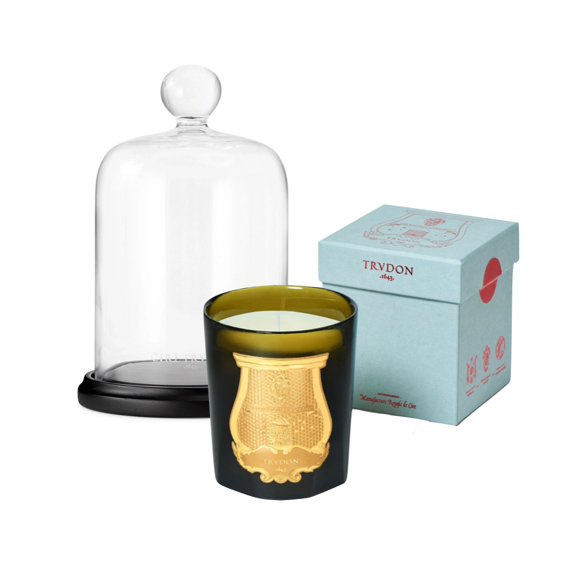 Trudon <br> Gabriel Classic Candle and Bell Jar Gift Set